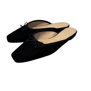LK Bennett Penelope Black Slip-On Flats Size 39/US 8-8.5